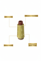 Infographic – Lemon Yellow Silk Thread Features
