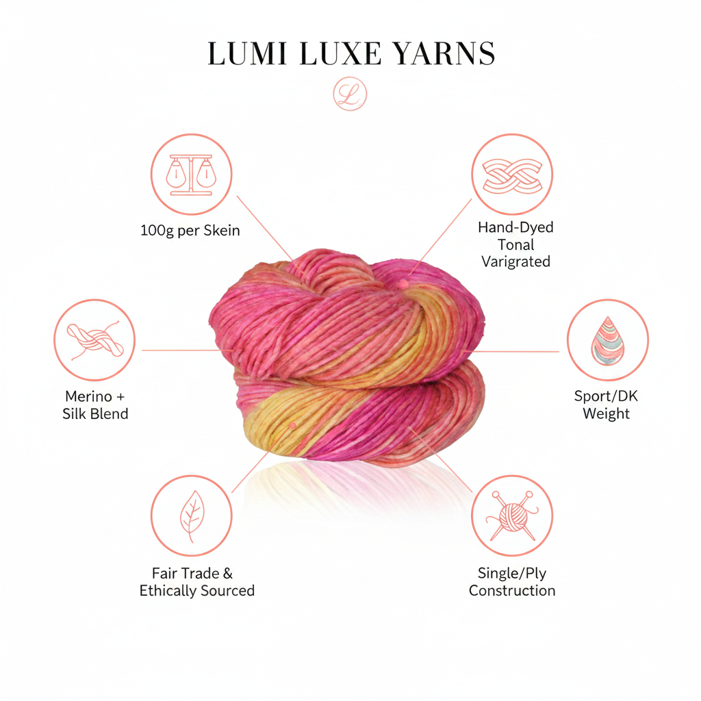 Infographic – Pink Orange Yarn