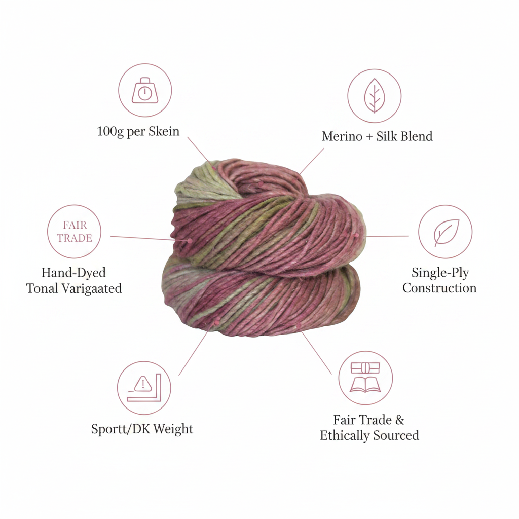 Infographic – Rose Olive Yarn