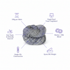 Infographic – Silver Grey Yarn