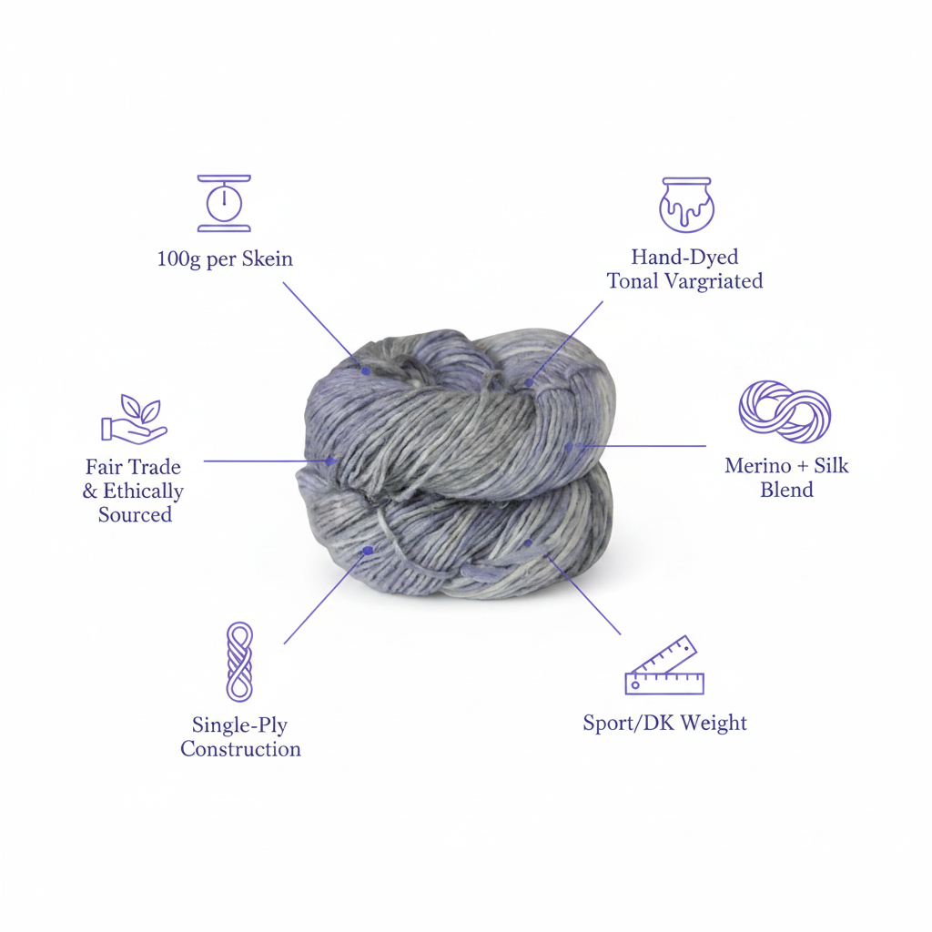 Infographic – Silver Grey Yarn