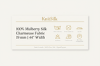 KnitSilk Mulberry Silk Charmeuse 19mm Label