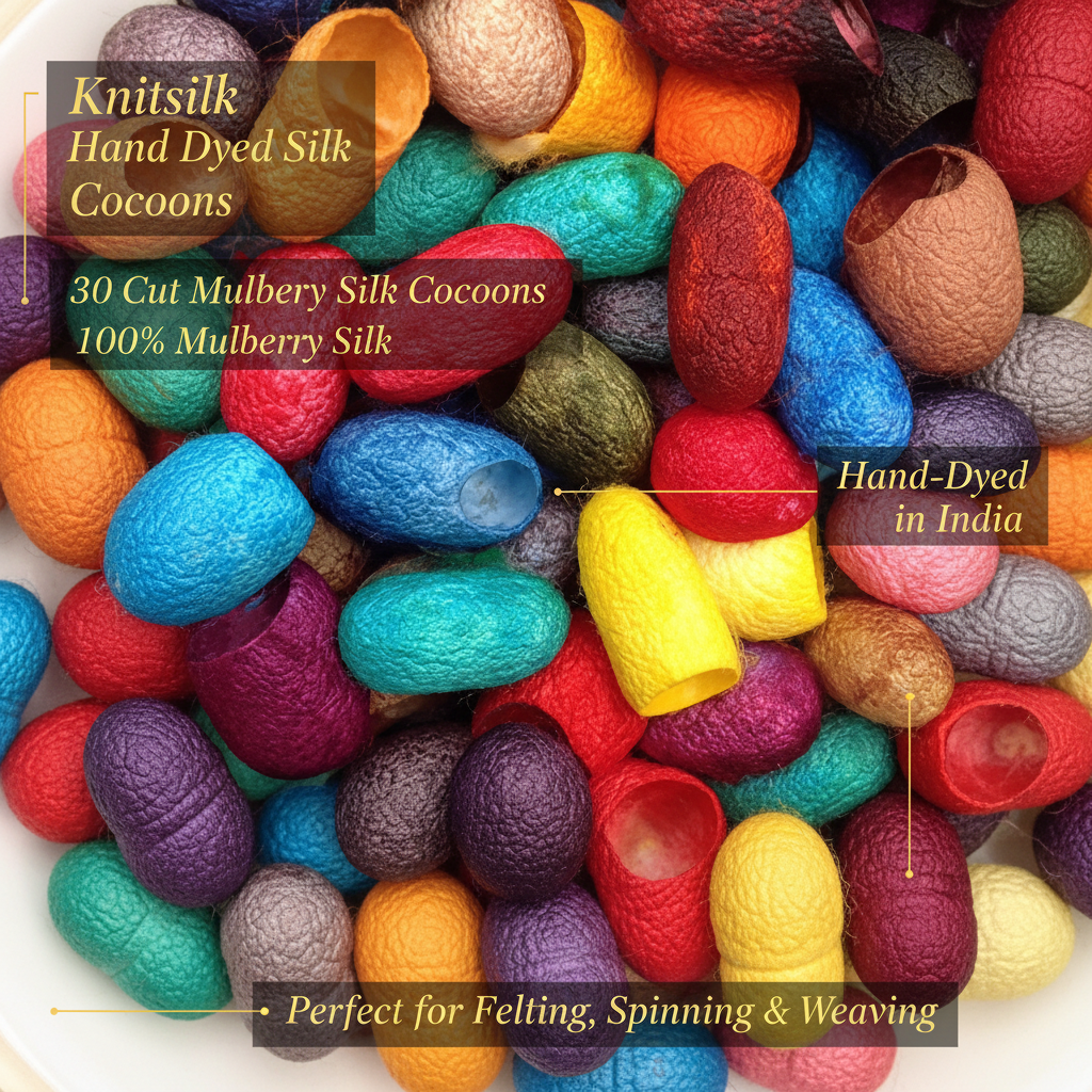 Knitsilk Silk Cocoons Infographic