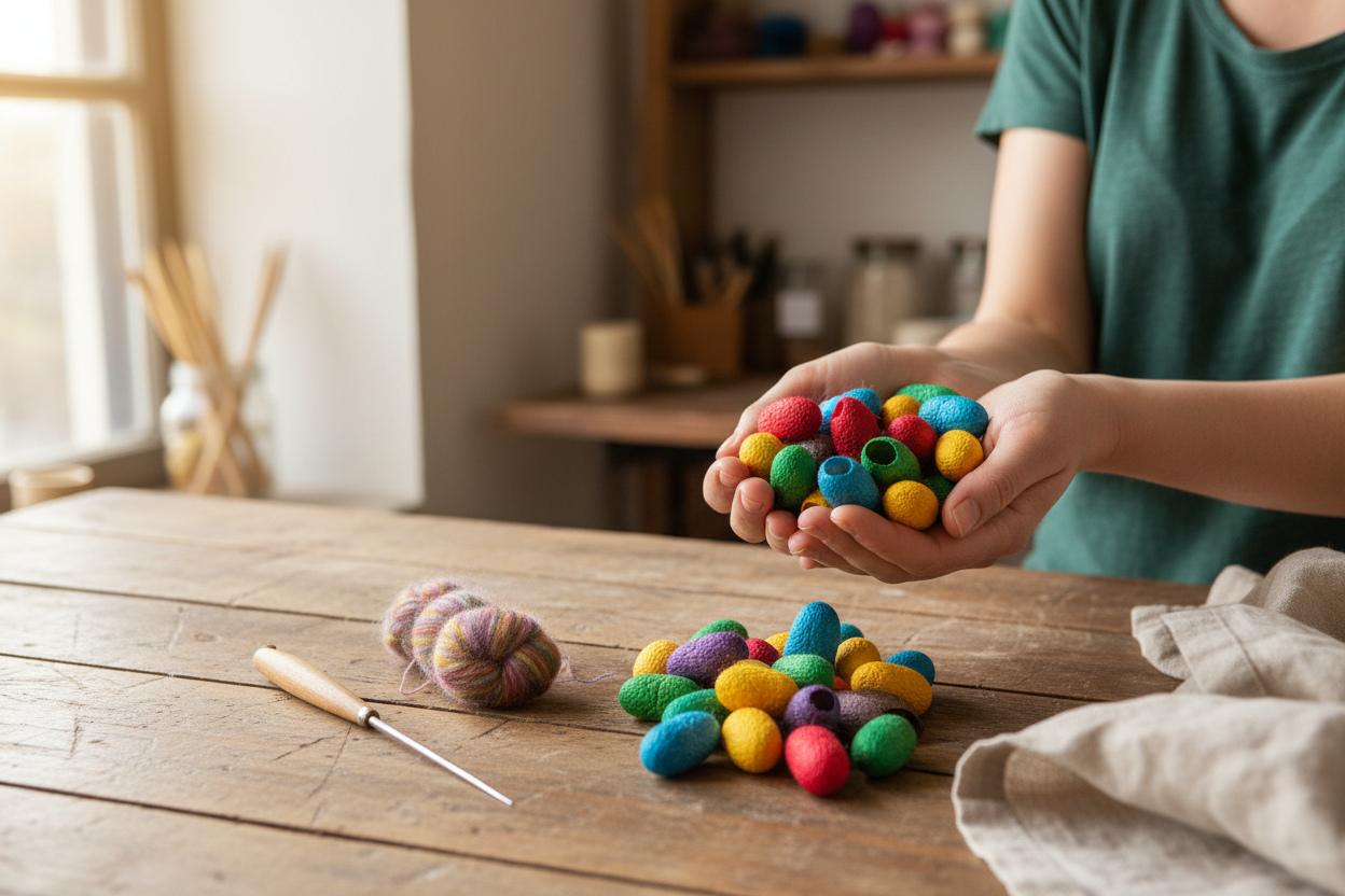 Knitsilk Silk Cocoons Lifestyle