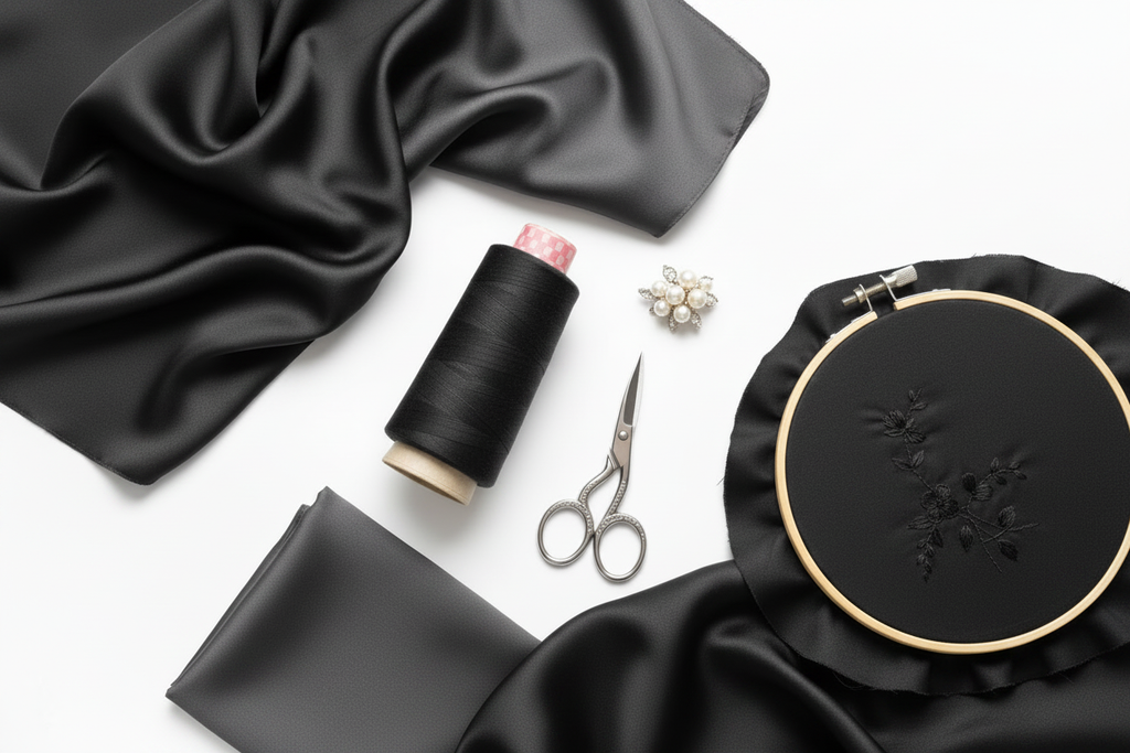 Lifestyle – Black Silk Thread Spool