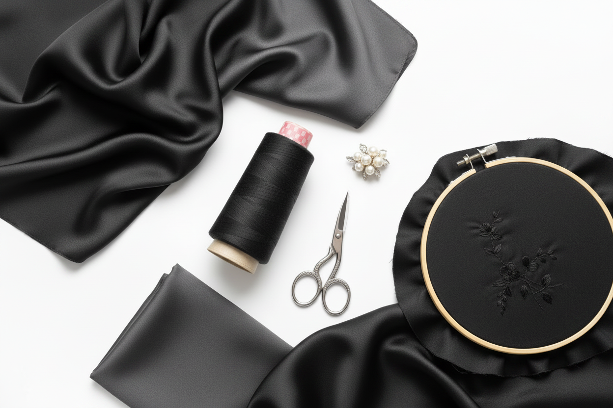 Lifestyle – Black Silk Thread Spool