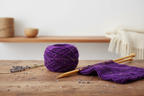 Lifestyle - Deep Purple Sari Silk Yarn