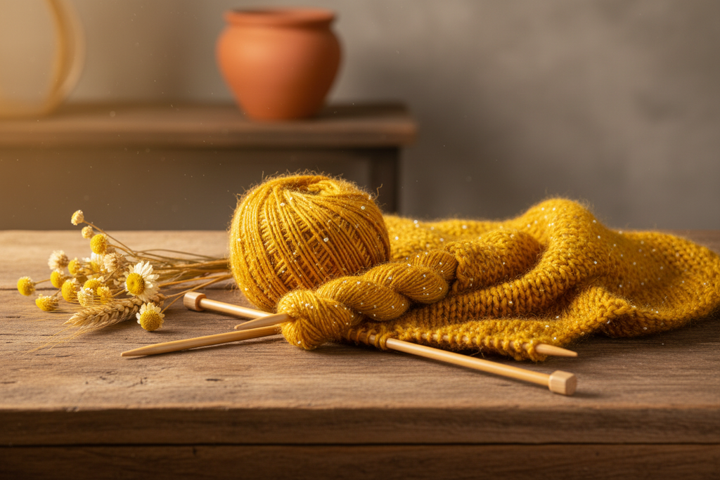 Lifestyle - Golden Mustard Yarn