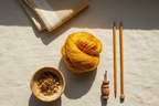 Lifestyle – Golden Yellow Sari Silk Yarn