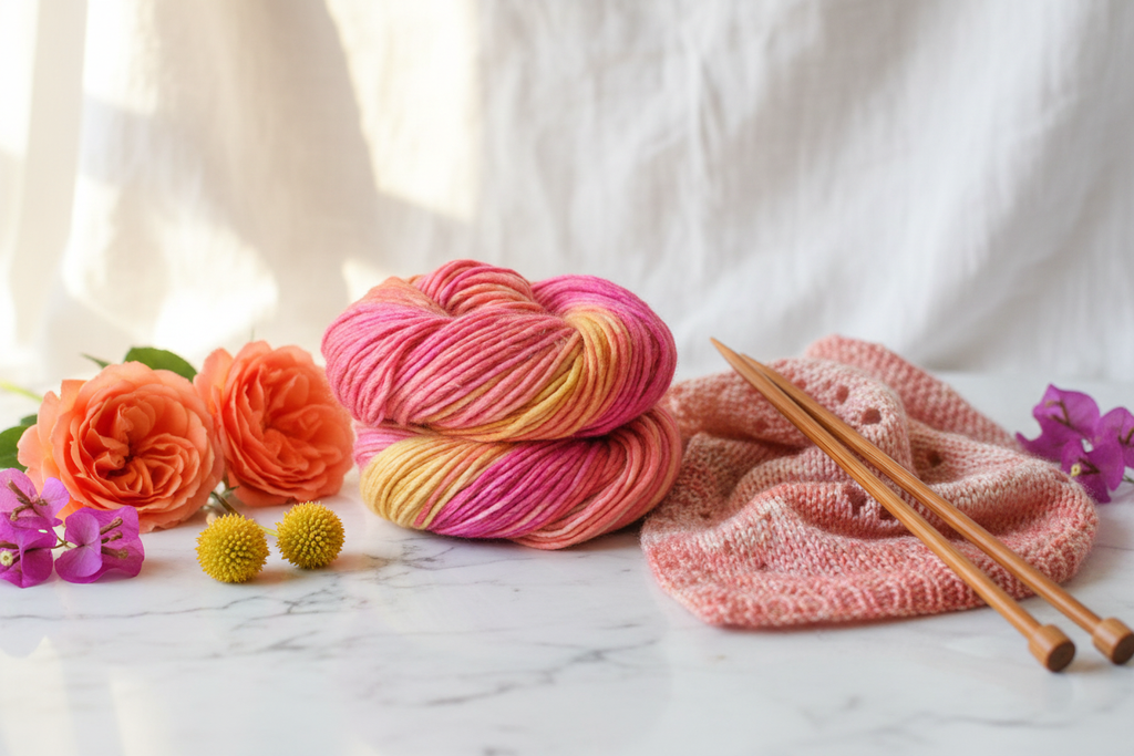 Lifestyle – Pink Orange Yarn
