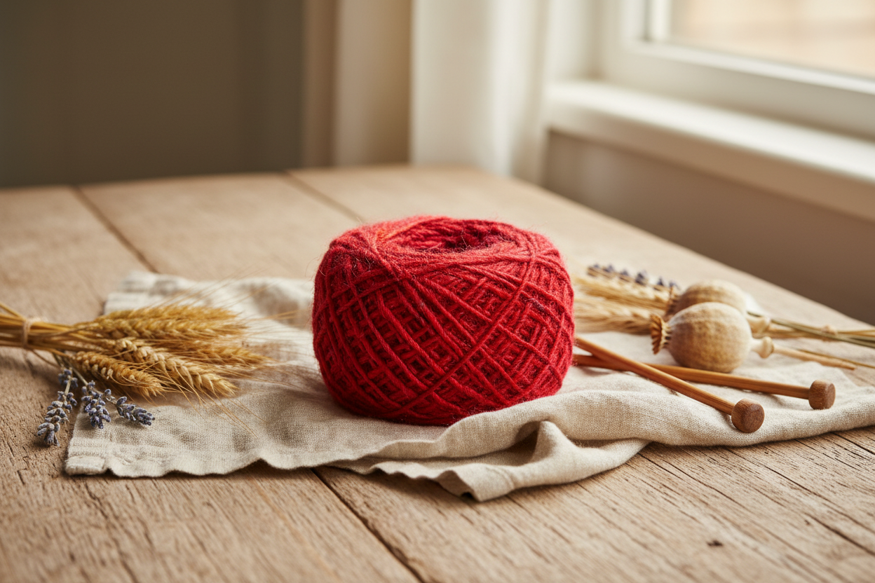 Lifestyle – Red Sari Silk Yarn