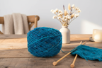 Lifestyle - Teal Peacock Blue Sari Silk Yarn