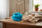 Lifestyle – Turquoise Sari Silk Yarn