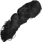 Knitsilk Premium Recycled Sari Silk Worsted Yarn - Black | 150+ Yards, 100gm