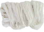 KnitSilk Poly Cotton Ribbon Yarn – Natural White | 45g | 22 Yards | Lightweight Craft Yarn for Knitting & Crochet