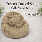 Tussah Silk Yarn 6 Ply – 500 Yards