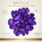 Purple Silk Cocoons Infographic