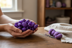 Purple Silk Cocoons Lifestyle