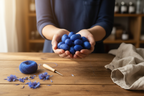 Royal Blue Silk Cocoons Lifestyle