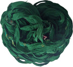Knitsilk Super Bulky Hand-Dyed Chiffon Sari Silk Ribbon Yarn – Green(27 Yards / 100g)