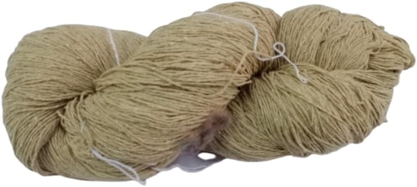 Knitsilk Tussah Carded Spun Silk Yarn 3 Ply | Wild Silk 900+ Yards | Natural Earth Tones