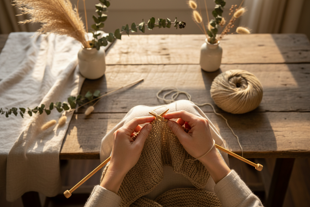 Tussah Silk Yarn Lifestyle