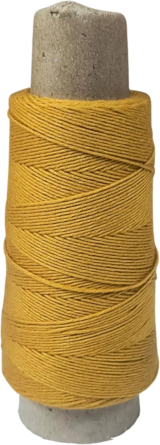 Knitsilk Silk Viscose Blend Yarn Cones – Mustard | 8 Ply | 160 Yards Per Cone | Pack of 1 | Soft Craft Yarn for Knitting, Crochet, Jewelry & DIY Projects